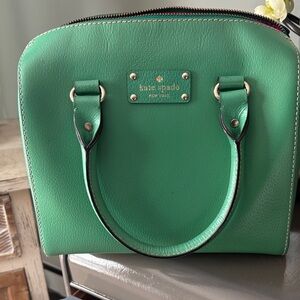Kate Spade Vibrant Green Handbag NWOT